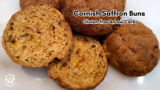 Panda Flour® Cornish Saffron Buns – Gluten-Free, Low-Carb, and Fluffy