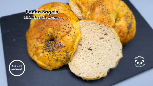 Panda Flour® Bagels — Low-Carb, Gluten-Free, Fluffy & Chewy
