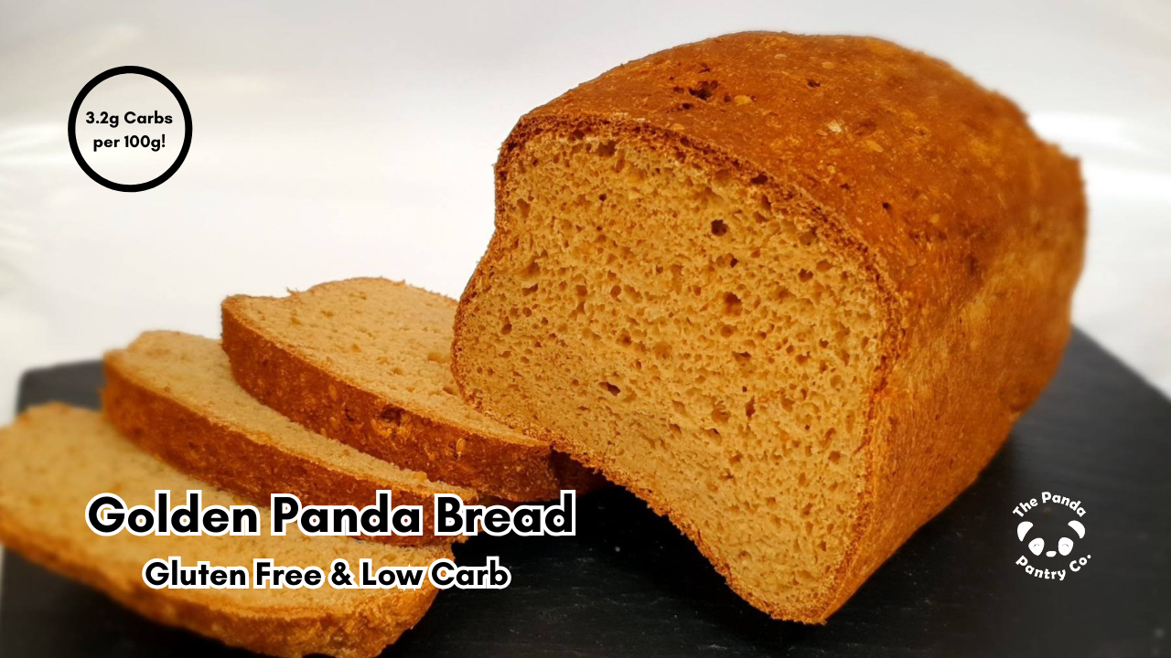 Golden Panda Bread Mix – Clean Keto, Gluten-Free & Coconut-Free – Bake 2, 4 or 6 Loaves
