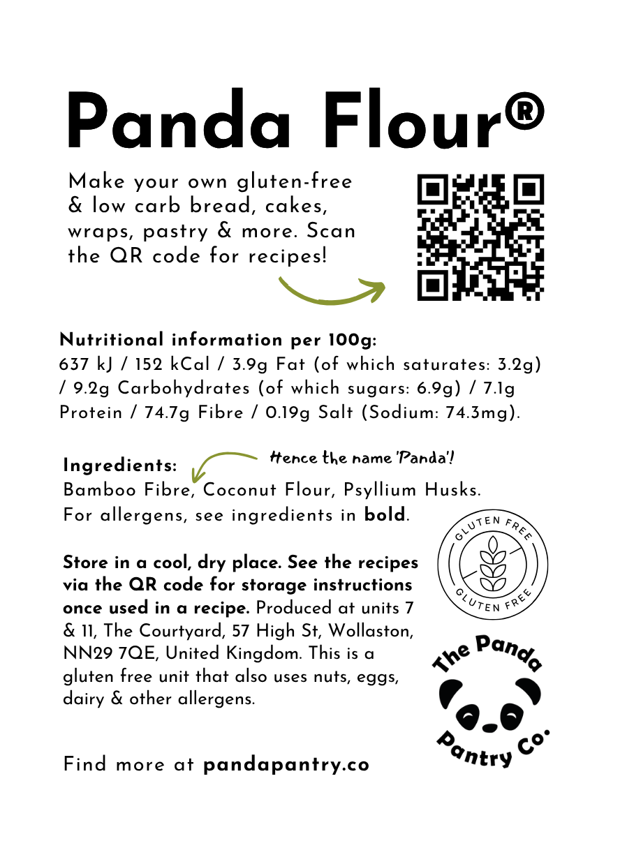 Panda Flour® — Gluten-Free, Low-Carb Flour for Real Bread, Cakes & Pastry