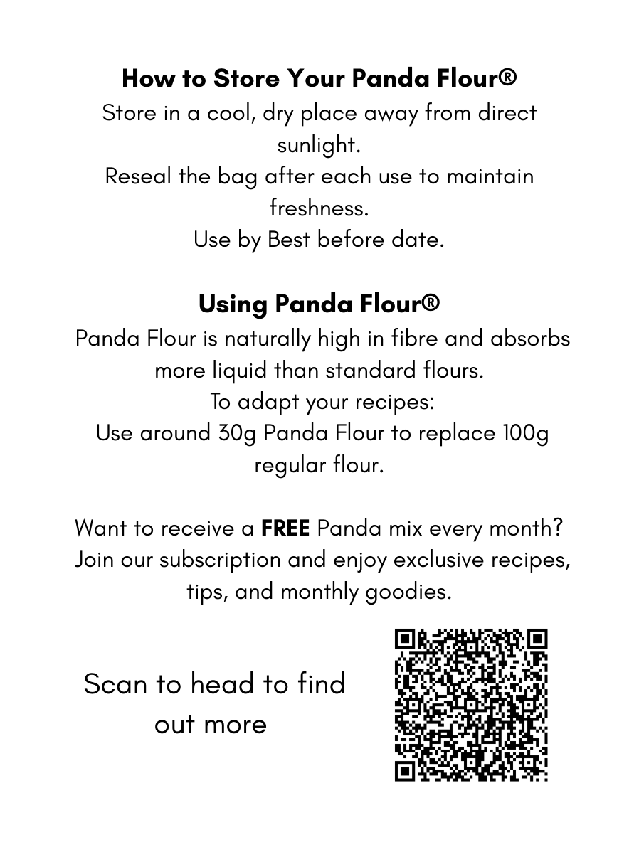 Panda Flour® — Gluten-Free, Low-Carb Flour for Real Bread, Cakes & Pastry