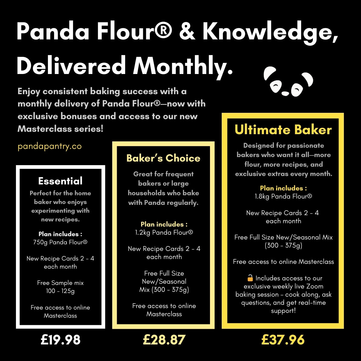 Panda Flour® Subscription – Learn, Bake, Enjoy!