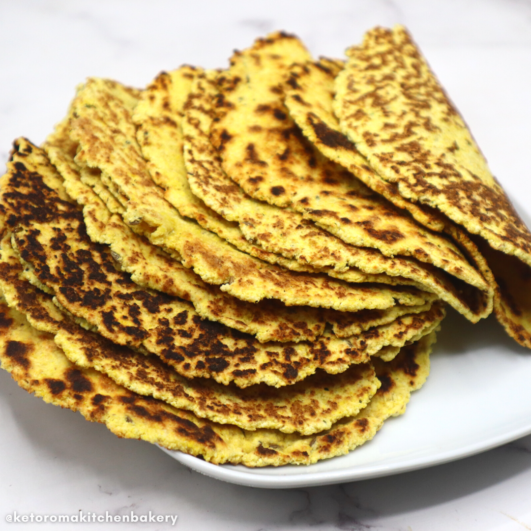 Garlic & Turmeric 'Panda' Roti