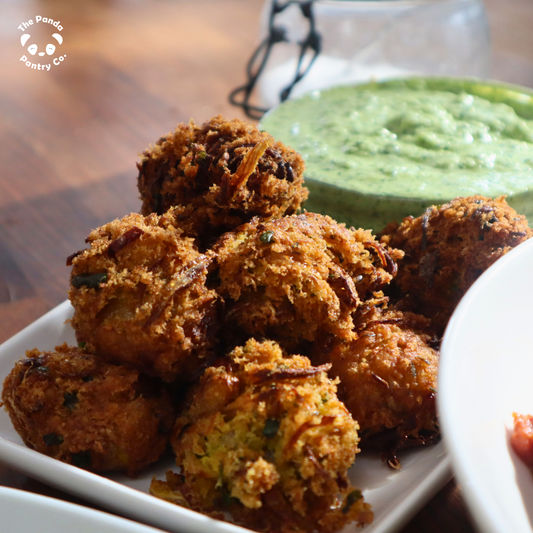 Onion Bhajis using Panda Flour®