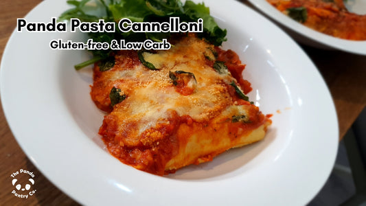 Fresh Egg Panda Cannelloni – Low-Carb Pasta Sheets with Ricotta & Spinach Filling