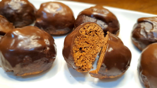 🎄 Panda Lebkuchen – Soft, Spiced & Chocolate-Topped