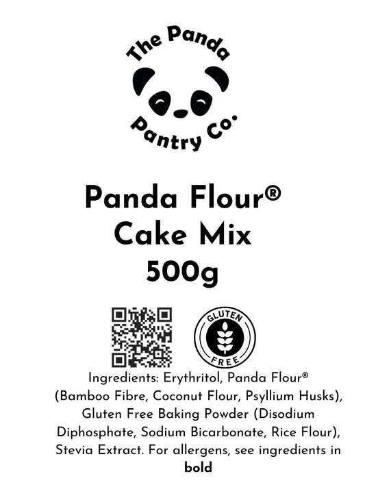Panda Flour® Cake Mix – Plain Base for Custom Low-Carb Cakes (500g - 1500g)