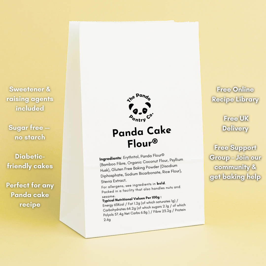 Panda Cake Flour® — The Fibre-First Shortcut to Light Cakes