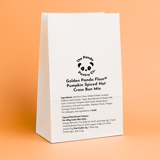 Pumpkin Spiced Golden Panda Hot Cross Bun Mix – Low-Carb & Gluten-Free