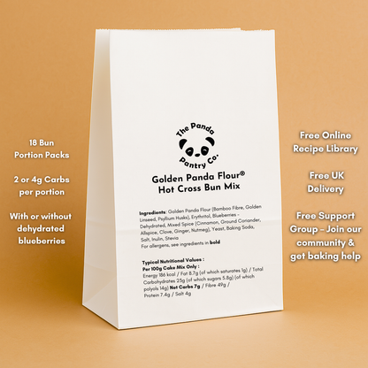 Panda Hot Cross Bun Mix – Low-Carb & Gluten-Free