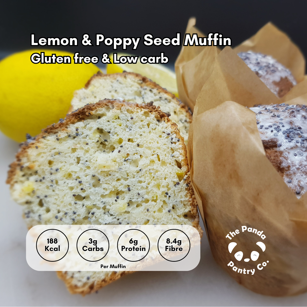 Panda Cake Flour® — Gluten-Free Low-Carb Cake Blend for Cakes & Muffins