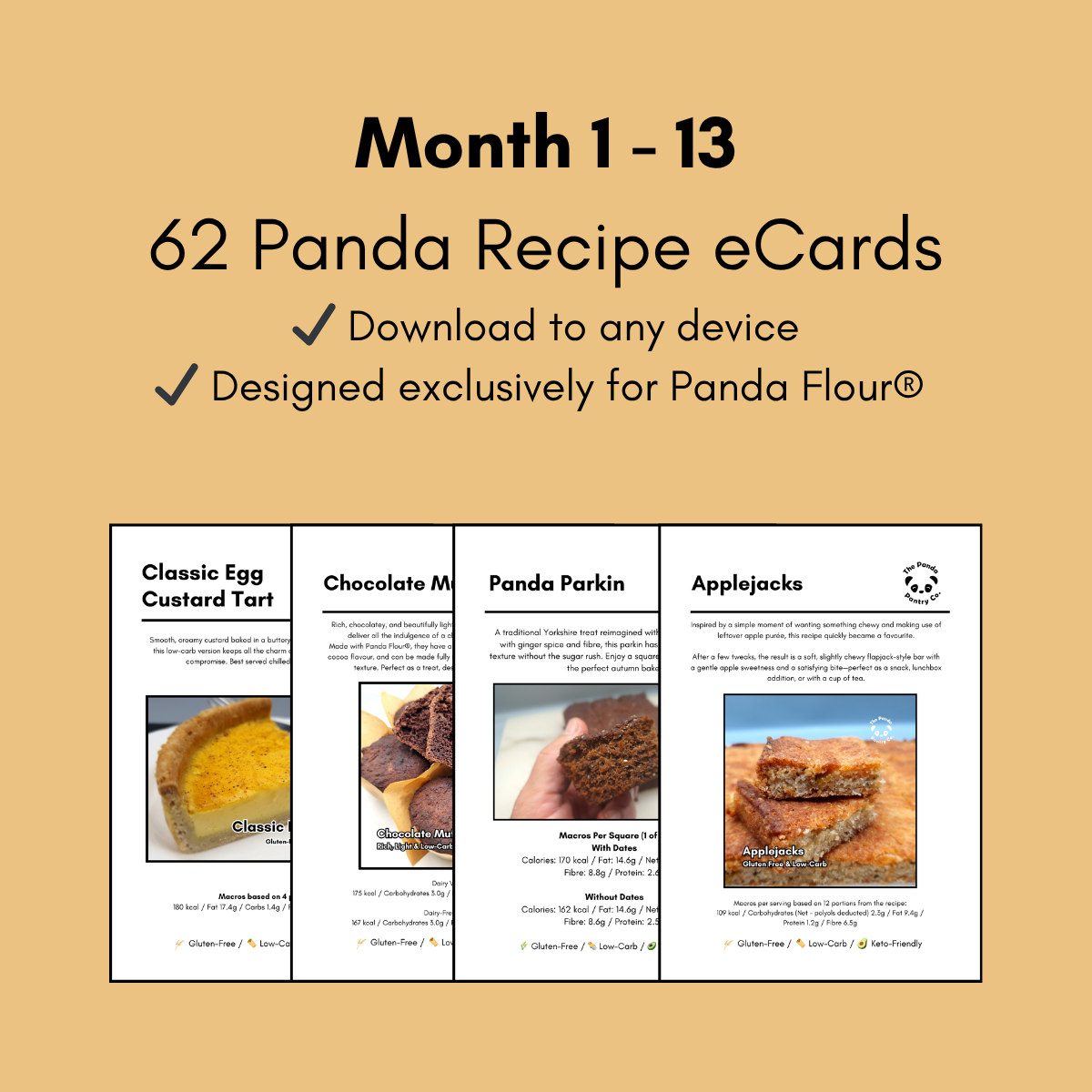 Panda Flour Recipe eCards – Download The Complete Collection