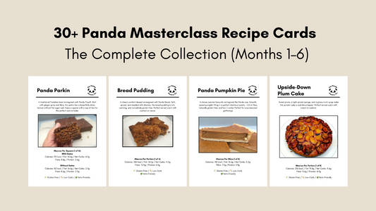 📖 30+ Panda Masterclass Recipe Cards – The Complete Collection (Months 1–6)