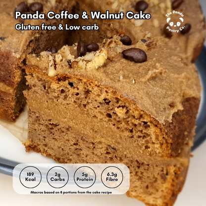 Panda Coffee & Walnut Cake Mix – Low-Carb & Gluten-Free