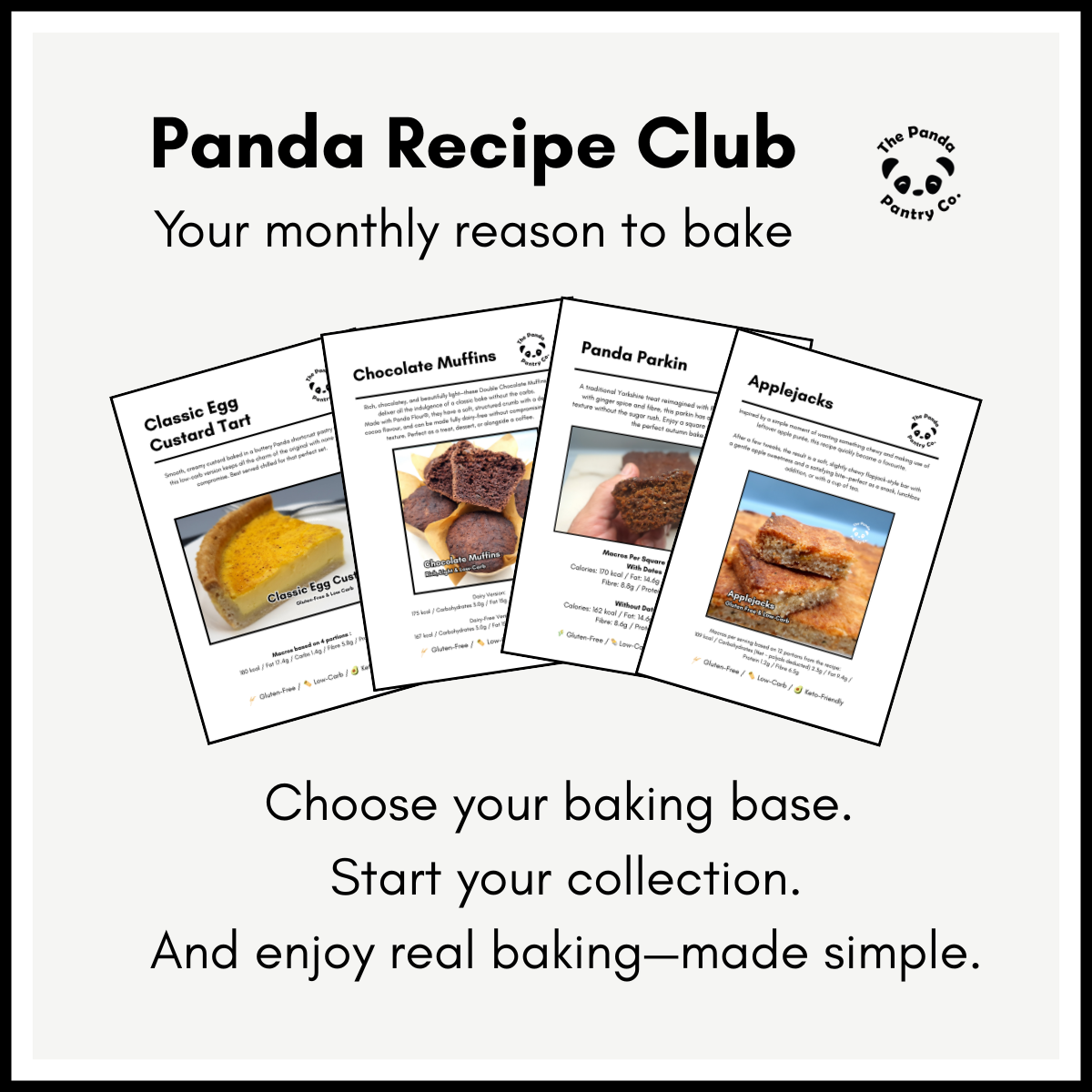 Panda Recipe Club – Monthly Subscription