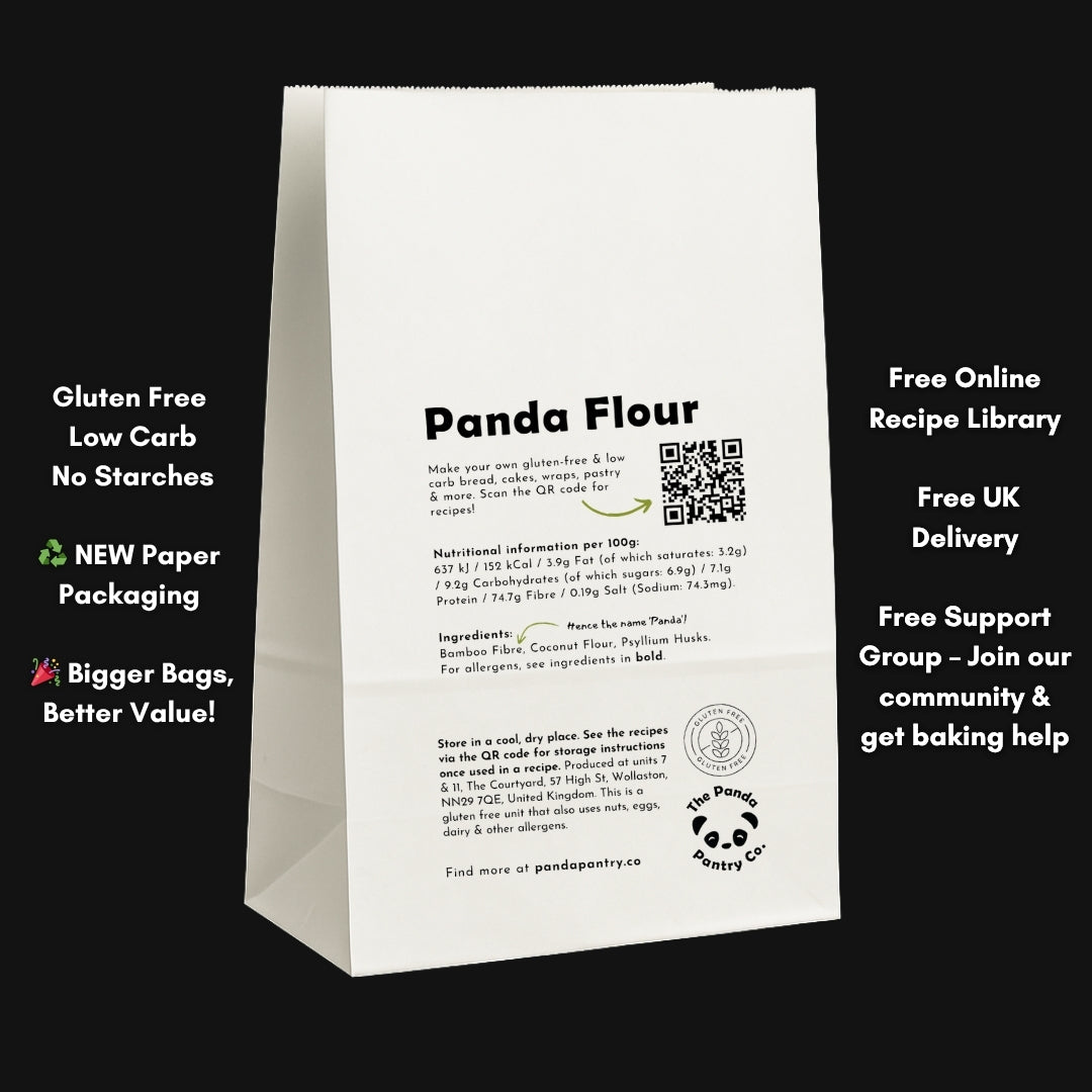 Panda Flour® — Gluten-Free, Low-Carb Flour for Real Bread, Cakes & Pastry