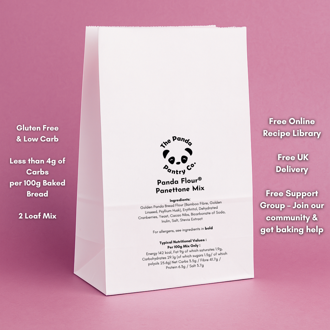 Panda Panettone Mix – Light, Festive & Naturally Gluten-Free (2 Loaf Mix)