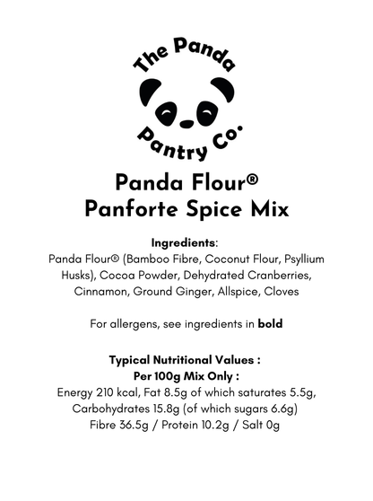 Panda Panforte Mix – Rich, Spiced & Naturally Gluten-Free