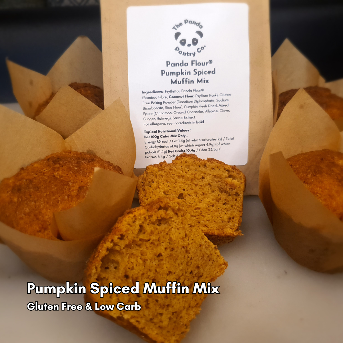 🎃 Pumpkin Spiced Muffin Mix – Gluten Free & Low Carb