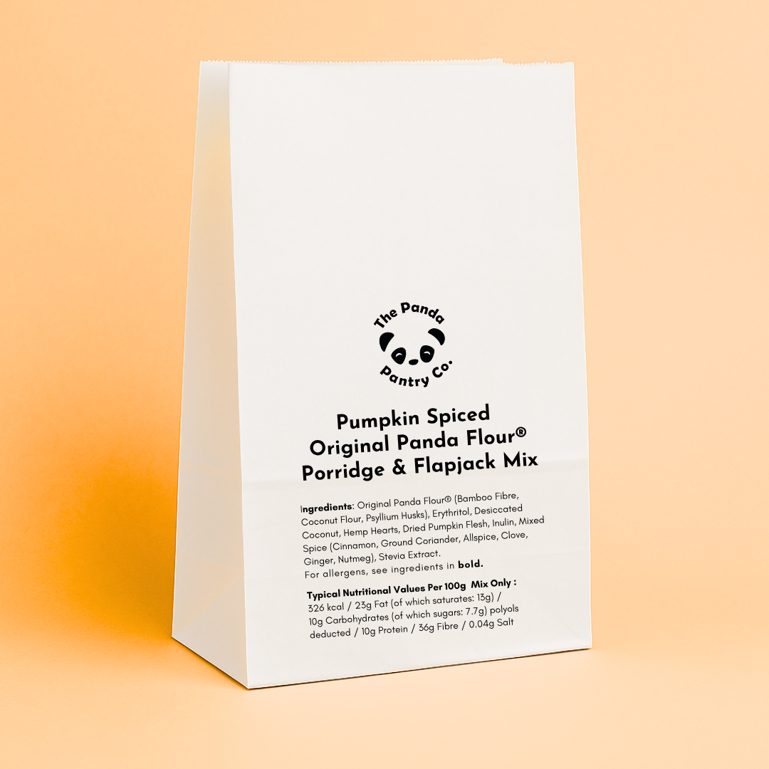 Panda Pumpkin Spiced Porridge & Flapjack Mix – Low-Carb & Gluten-Free