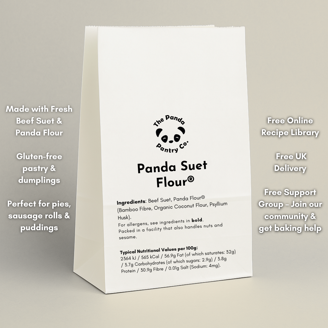 Panda Suet Flour® — A Fibre-First Take on Traditional Suet Baking