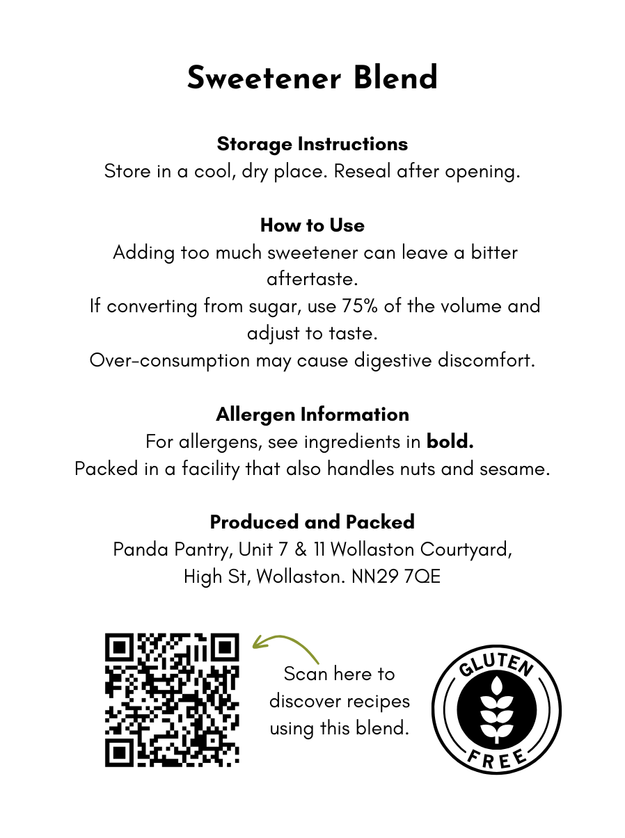 Sweetener Blend - Erythritol & Stevia Extract