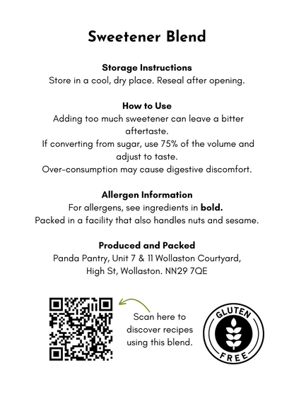 Sweetener Blend - Erythritol & Stevia Extract