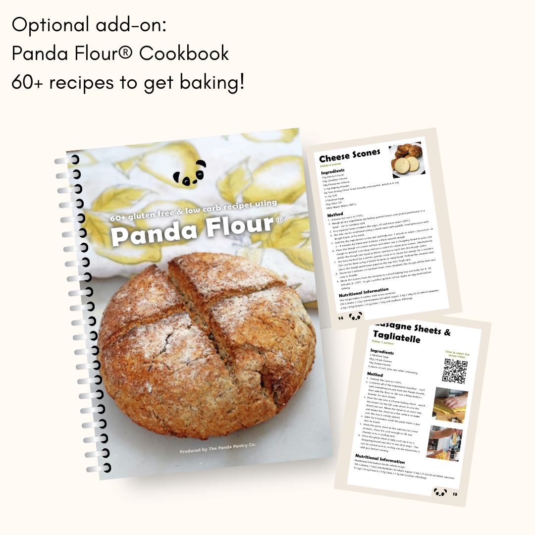 Panda Flour®: Gluten-Free & Keto Baking Flour – Ideal for Low-Carb Recipes (300g / 450g / 750g / 1200g)