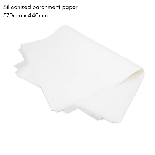 20 x Siliconised Parchment Paper Sheets (370mm x 440mm)