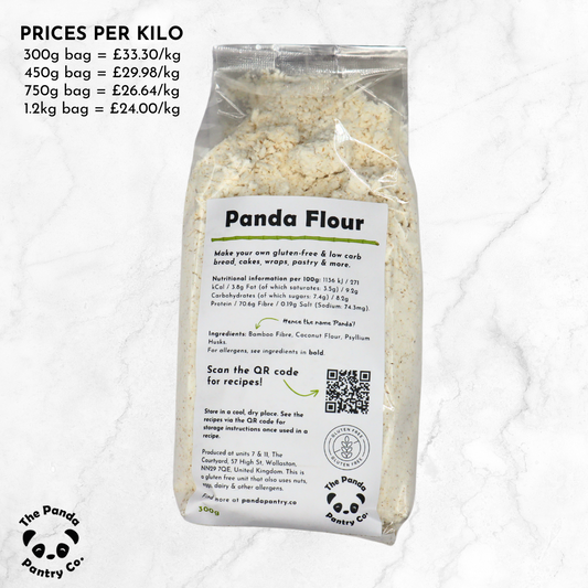 Panda Flour®: Gluten-free & Keto Flour Alternative (300g / 450g / 750g / 1200g)