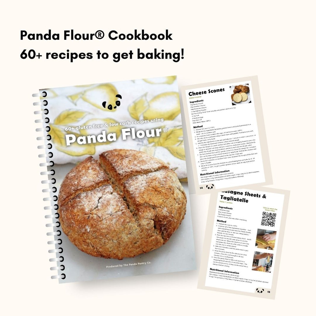 The Panda Flour® Cookbook & Aprons – The Panda Pantry Co.